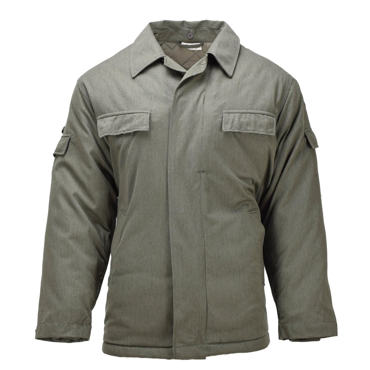 Cappotto da campo militare tedesco originale DDR Edizione militare Vintage Surplus Oliva