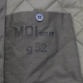 Cappotto da campo militare tedesco originale DDR Edizione militare Vintage Surplus Oliva