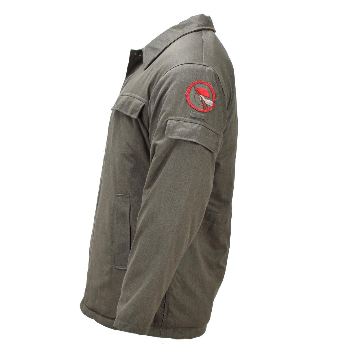 Cappotto da campo militare tedesco originale DDR Edizione militare Vintage Surplus Oliva