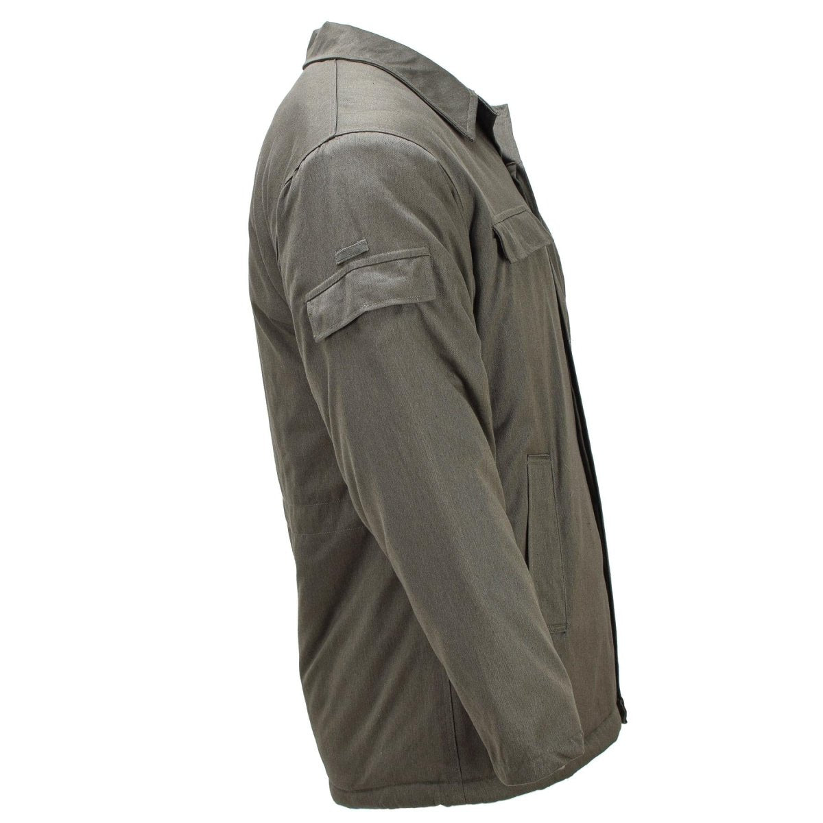 Cappotto da campo militare tedesco originale DDR Edizione militare Vintage Surplus Oliva