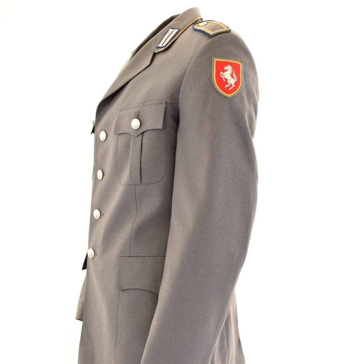Giacca militare originale tedesca, uniforme formale grigia