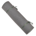 Tappetino per dormire in schiuma militare tedesco originale arrotolabile da campeggio per escursionismo grigio nero