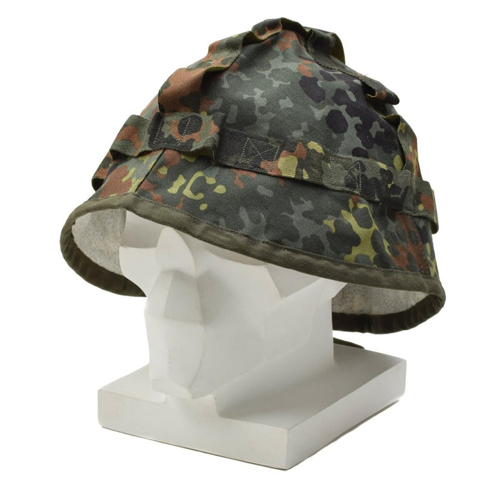 Copri casco militare tedesco originale travestimento mimetico flecktarn NUOVO - GoMilitar