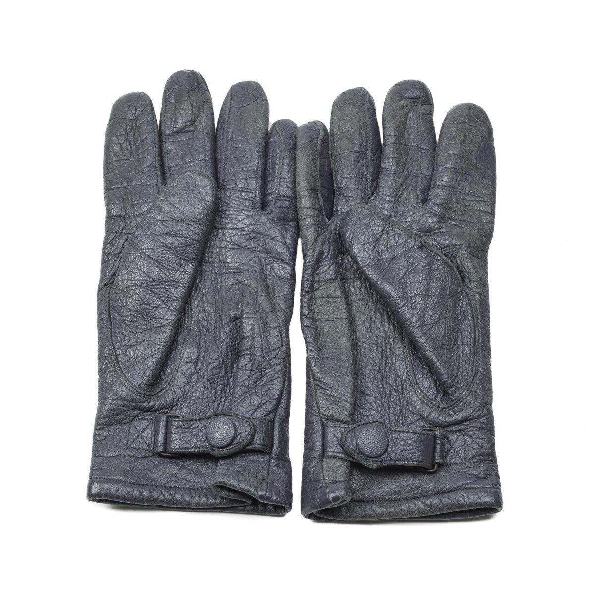 Guanti di pelle militare originale tedesca cinghia grigio cinghia dell'esercito dell'esercito tedesco