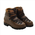 Scarponi da trekking originali dell'esercito militare tedesco in pelle Vibram Outdoor marrone