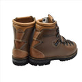Scarponi da trekking originali dell'esercito militare tedesco in pelle Vibram Outdoor marrone