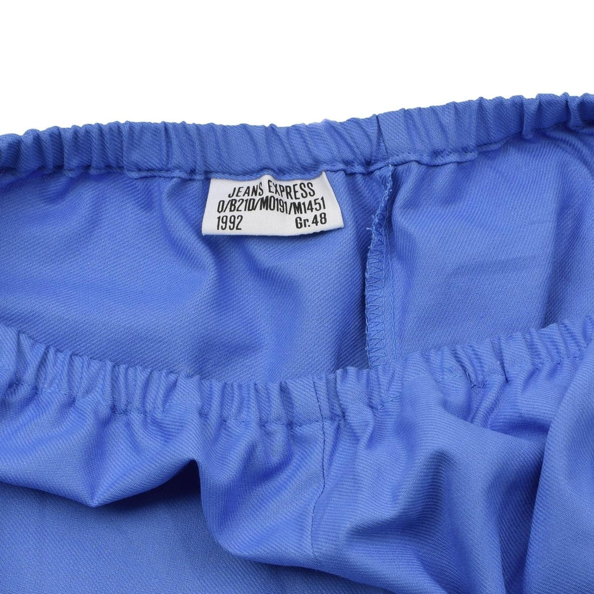 Pantaloni del pigiama militare tedesco originale Indumenti da notte rilassati in vita elastica Blu