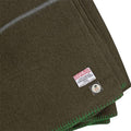 Coperta in lana originale militare tedesca 210x200 cm stile Bundeswehr Marrone