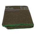Coperta in lana originale militare tedesca 210x200 cm stile Bundeswehr Marrone