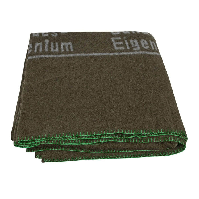 Coperta in lana originale militare tedesca 210x200 cm stile Bundeswehr Marrone - GoMilitar