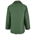 Original Police tedesco PARKA Calda rivestimento della giacca antivento verde con cappuccio