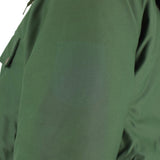 Original Police tedesco PARKA Calda rivestimento della giacca antivento verde con cappuccio