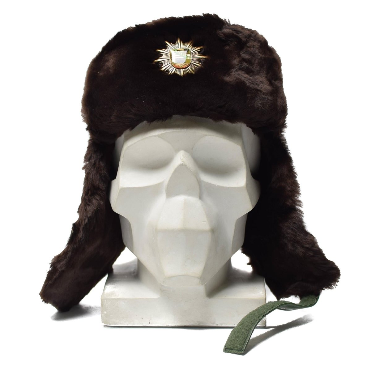 Originale German Police Calda Hat Winter Hat Weather Fuce Furx Furio Ushanka Nuovo
