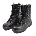 Stivali originali dell'esercito tedesco Black Leather Field BDU Combat BW IMBIETTO MILITARE NUOVO