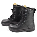 Stivali originali dell'esercito tedesco Black Leather Field BDU Combat BW IMBIETTO MILITARE NUOVO