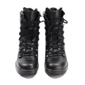 Stivali originali dell'esercito tedesco Black Leather Field BDU Combat BW IMBIETTO MILITARE NUOVO