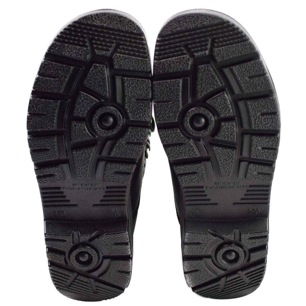 Stivali originali dell'esercito tedesco Black Leather Field BDU Combat BW IMBIETTO MILITARE NUOVO