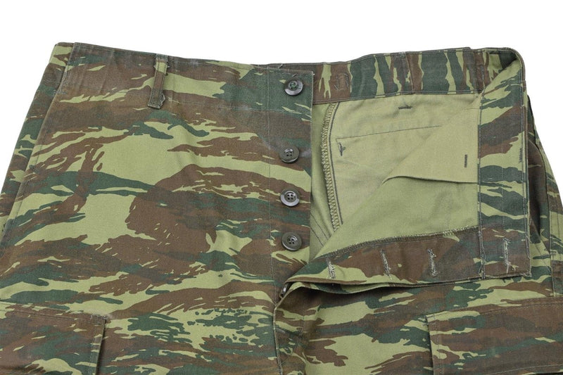 Pants BDU dell'esercito greco originale Pants Lucertola mimetica dei pantaloni militari in Grecia