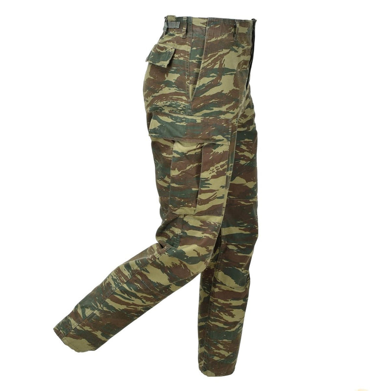 Pants BDU dell'esercito greco originale Pants Lucertola mimetica dei pantaloni militari in Grecia