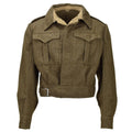 Original Greco Army Eisenhower Ike Giacca di lana oliva Vintage Field Military