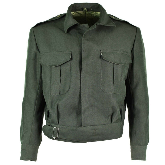 Giacca originale dell'esercito greco Field Ike in gabardine di lana fiammata Grecia militare NOVITÀ - GoMilitar