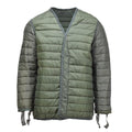 Giacca di rivestimento M65 dell'esercito greco originale trapuntato giacca militare calda fodera verde