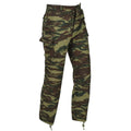Pantaloni da campo BDU militari greci originali con tasche cargo mimetiche lucertola