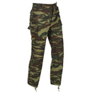 Original Greek Military BDU Field Pants Cargo Pockets Lizard Camouflage - GoMilitar