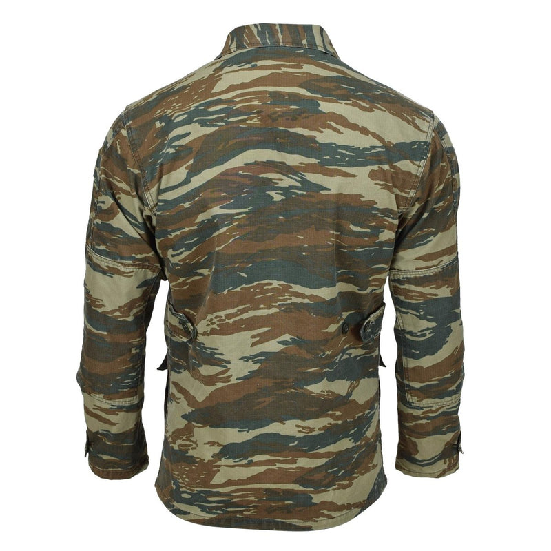 Giacca militare greca originale BDU Giacca lucertola camuffato camicie dell'esercito in greci