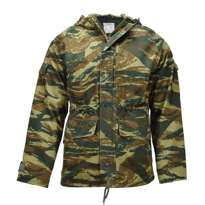 Originale militare greco M65 Field Parka Liner Hood Giacca militare Lizard Camo - GoMilitar