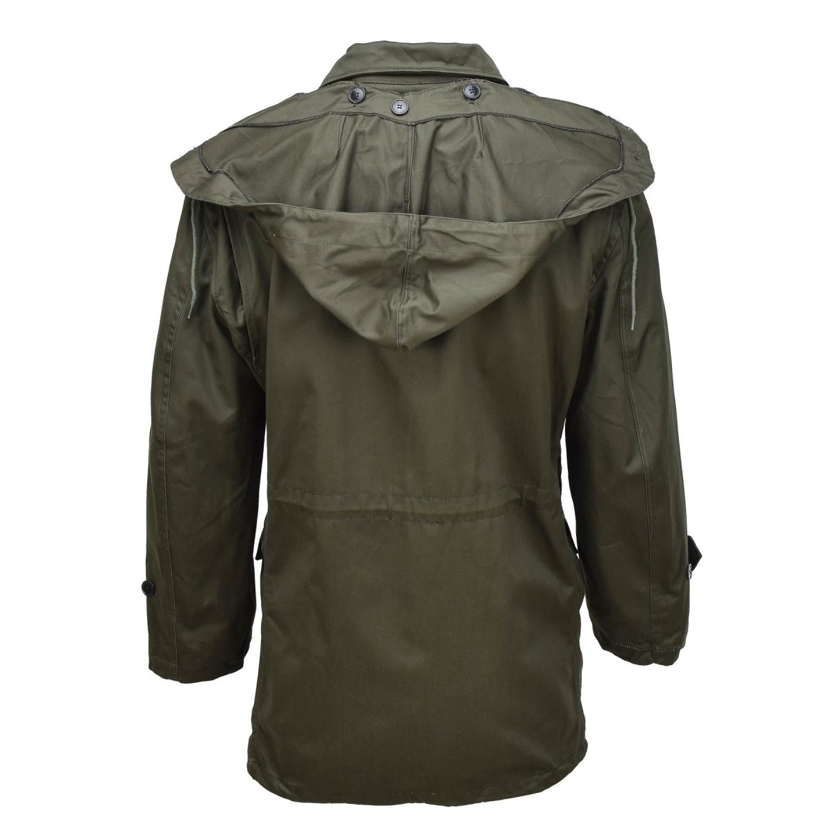 Giacca per uniforme da campo militare greco originale M65 giacca oliva dell'esercito in eccesso parka NUOVO