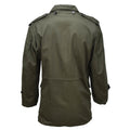 Giacca per uniforme da campo militare greco originale M65 giacca oliva dell'esercito in eccesso parka NUOVO