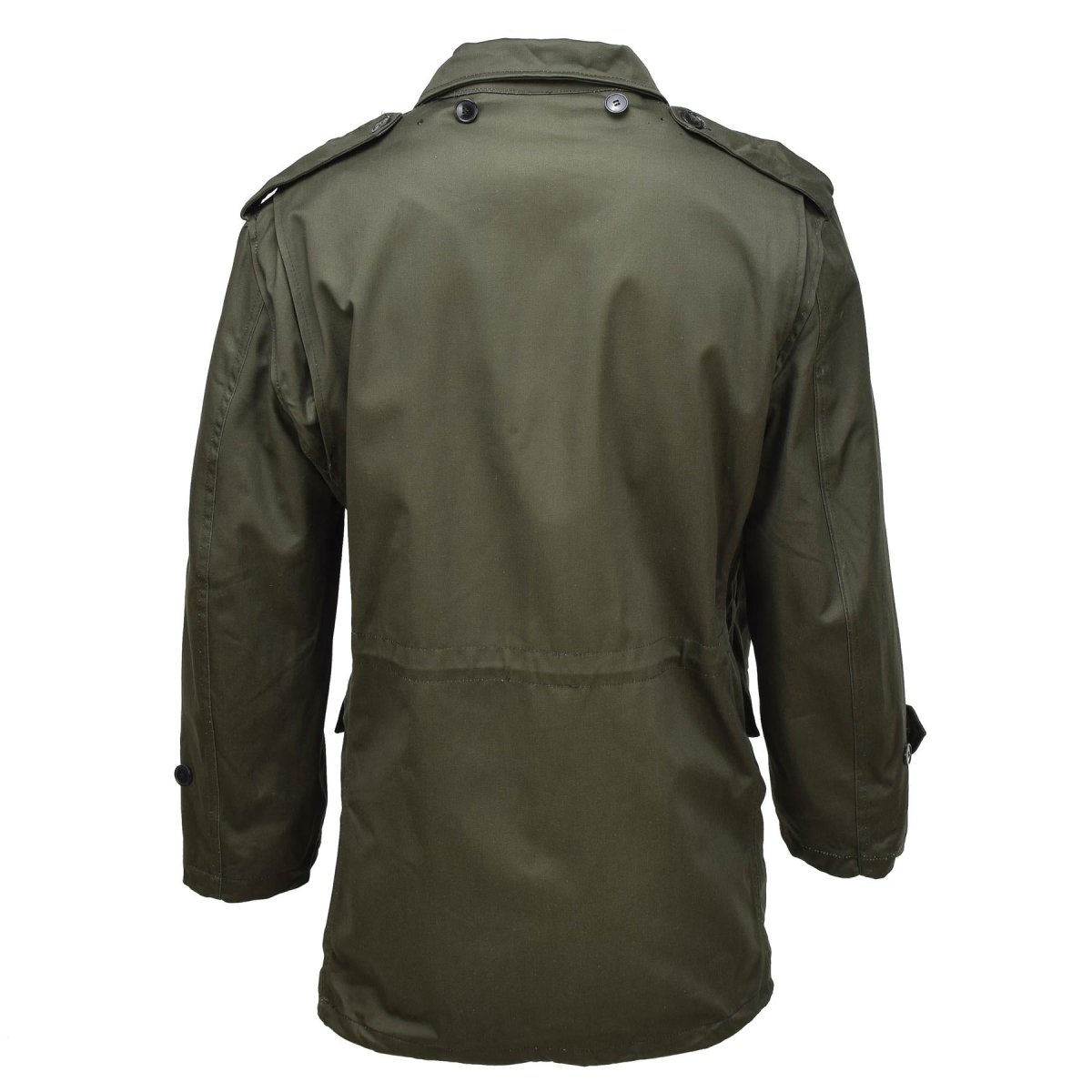 Giacca per uniforme da campo militare greco originale M65 giacca oliva dell'esercito in eccesso parka NUOVO