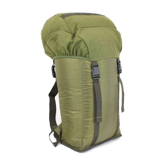 Zaino militare verde oliva originale Holland Dutch con spallacci e chiusura con fibbia di sicurezza per uso esterno