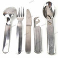 Posate dell'esercito ungherese originale Set 4 pezzi Forks del cucchiaio militare Ungheria