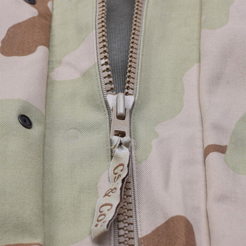 Original Hungarian Army rain jacket combat camouflage desert waterproof hooded - GoMilitar