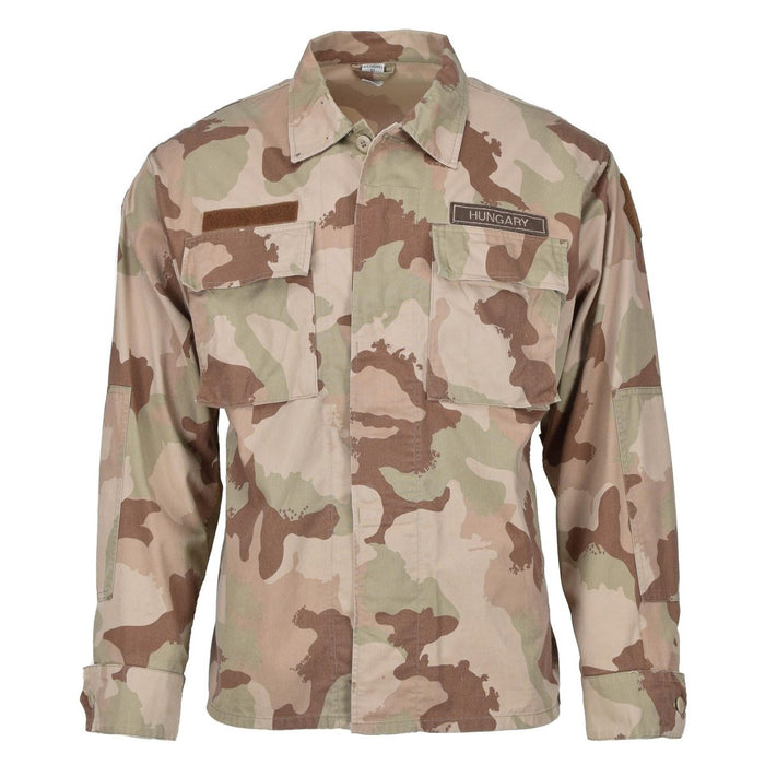 Giacca tattica militare ungherese originale da combattimento nel deserto, camicia mimetica leggera - GoMilitar