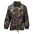 Giacca impermeabile militare originale ungherese con cappuccio arrotolabile e patta con bottoni M93 Camo
