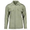 Maglia da combattimento militare originale ungherese oliva manica lunga con tasche campo NOVITÀ\