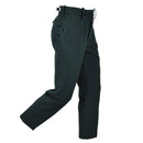 Original Irish military dark green wool formal trousers with tailored fit and adjustable waist for dress occasions.