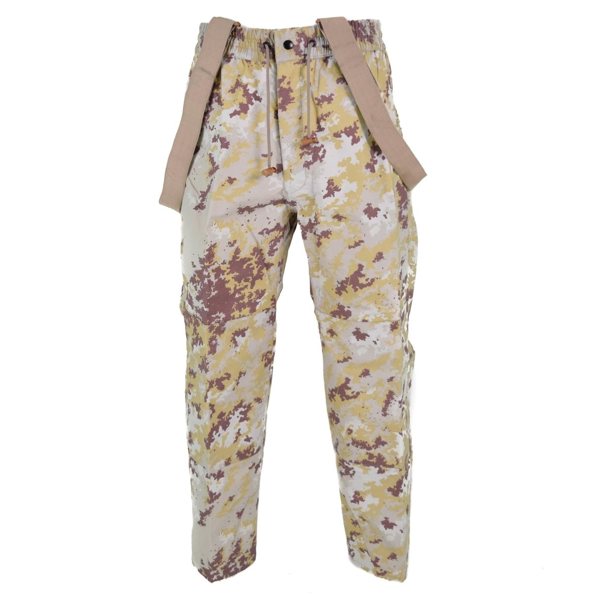 Pantaloni delle forze aeree italiane originali Bibine e Braccia vegetale Desert camo NUOVO