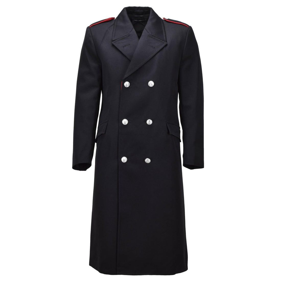Cappotto Lana Doppio Petto Originale Carabinieri Esercito Italiano Nero