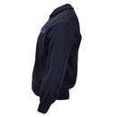 Original Italian army emergency service pullover blue wool bodywarmer sweater - GoMilitar