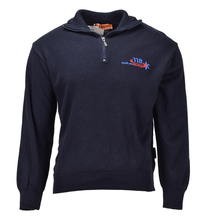 Maglione smanicato in lana blu originale del servizio di emergenza dell'Esercito Italiano - GoMilitar