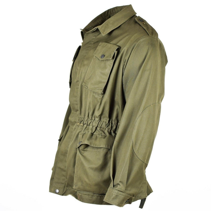 Shirt originale dell'esercito italiano oliva verde camicia militare in surplus bdu