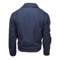 Originale Italian Army Vintage Vintage Giacca IKE Giacca per camicetta in lana uniforme blu