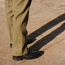 Original Italian army wool uniform olive pants dress formal vintage trousers - GoMilitar