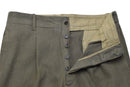 Original Italian army wool uniform olive pants dress formal vintage trousers - GoMilitar
