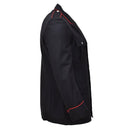 Original Italian military black wool carabinieri formal jacket red stripes NEW - GoMilitar