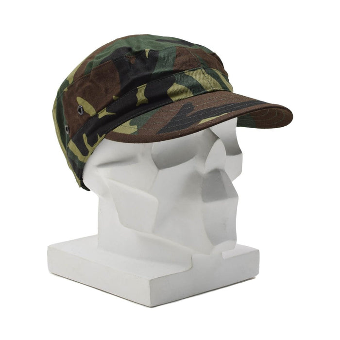 Berretto Militare Italiano Originale da Combattimento Woodland Camouflage Ventilazione Occhielli - GoMilitar